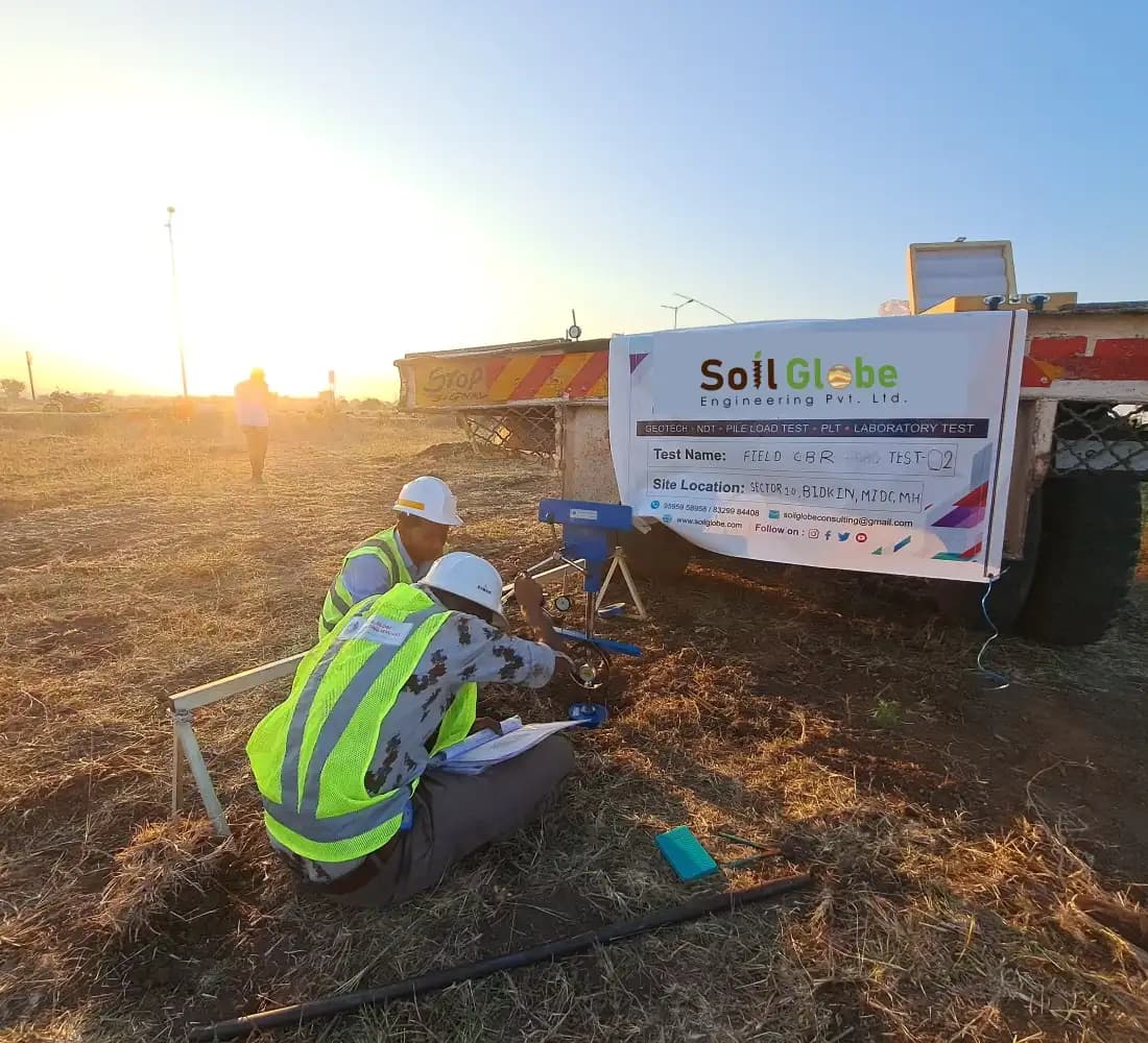 Field California Bearing Ratio Test