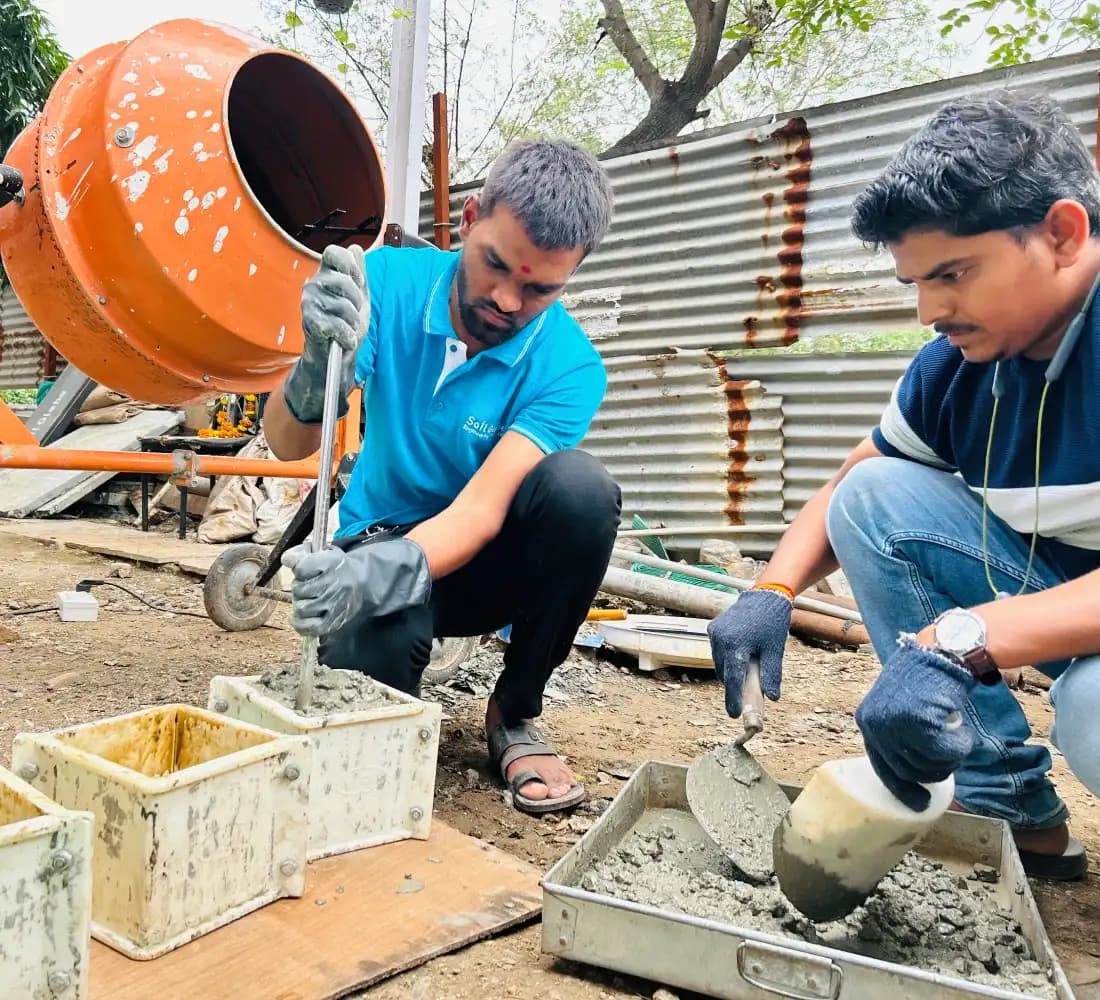 Concrete Mix Deign Laboratory Testing